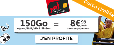 Forfait 150Go NRJ Mobile 