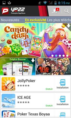 Yezz Andy A4m : Yezz App Store