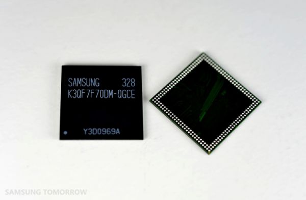 Une puce de 3 Go de mémoire vive chez Samsung