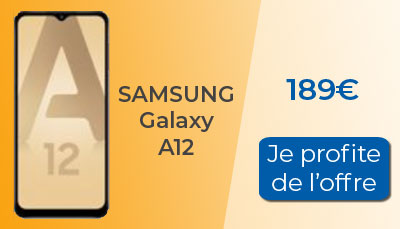 Smartphone à moins de 200? : Samsung Galaxy A12