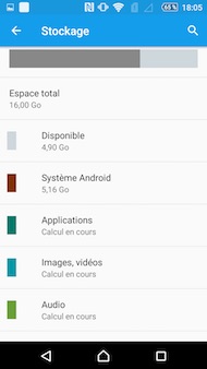 Sony Xperia M5 interface
