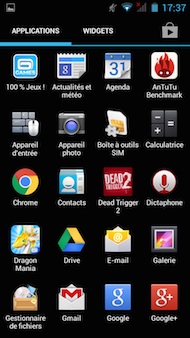 MobiWire Cygnus interface