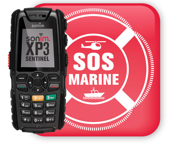 Le Sonim XP3 Sentinel SOS Marine dédié à la sécurité des marins