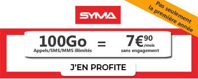 promo 100Go syma mobile