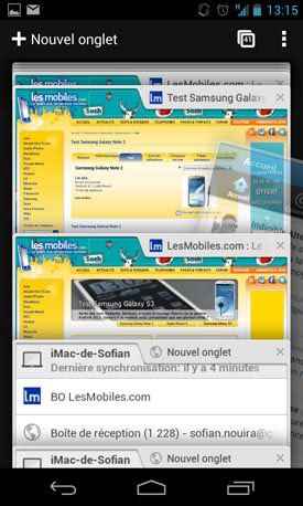 LG Google Nexus 4 : système d'exploitation + interface utilisateur + nouveautés d'Android 4.2 Jelly Bean