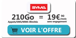 promo forfaits 210Go
