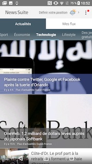 Sony Xperia X Compact interface