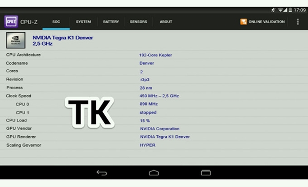 La prochaine tablette Nexus tournerait sous Tegra K1 64-bit