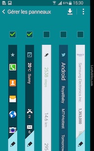 Galaxy Note Edge interface
