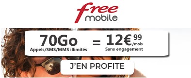 Serie limitée 70Go Free Mobile