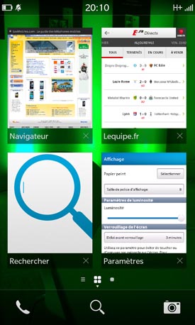 BlackBerry Z10 : système d'exploitation