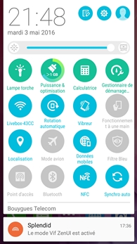 Asus ZenFone Zoom : réglages rapides