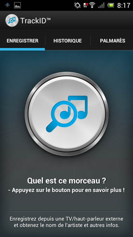 Sony Xperia J : TrackID