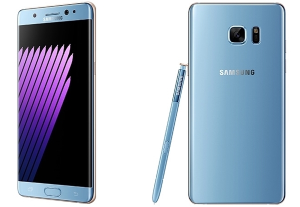 Le Samsung Galaxy Note 7 se montre en différents coloris