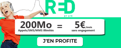 promo forfait RED 