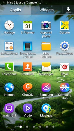 Samsung Galaxy S4 Mini : applications