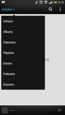 HTC One : musique