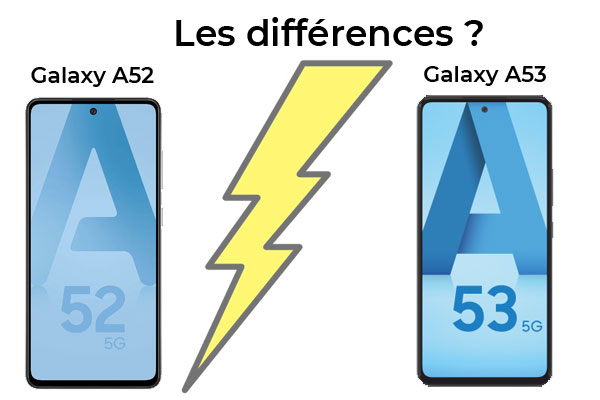 Samsung Galaxy A53 5G vs Galaxy A52 5G : les différences ?