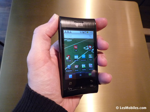 Le LG Optimus GT540 (Android) arrive