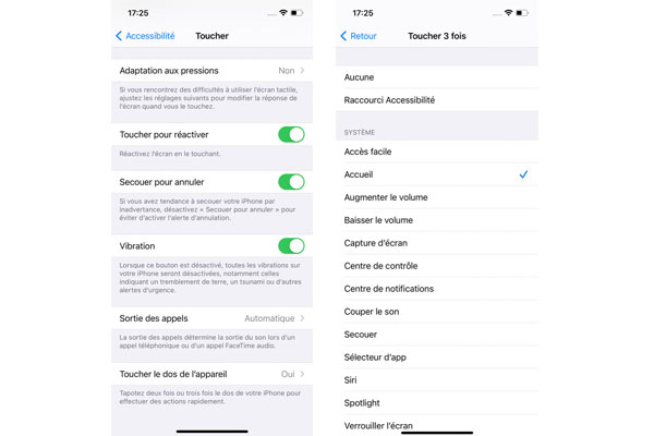 Accessibilité iPhone 12