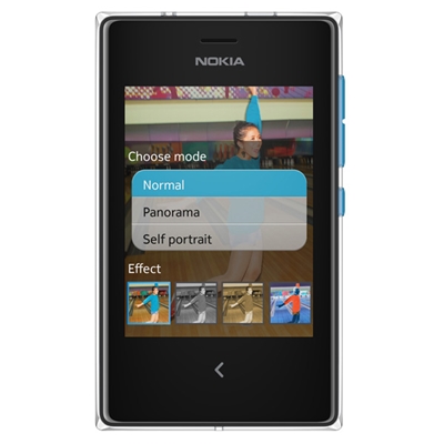 Nokia Asha : appareil photo