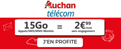 Forfait 15Go Auchan Telecom