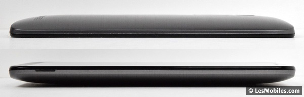 Asus Zenfone 2 : gauche / droite