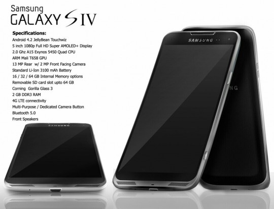 Samsung Galaxy S4 : un concept à mi-chemin entre la Galaxy Tab et le Galaxy Note