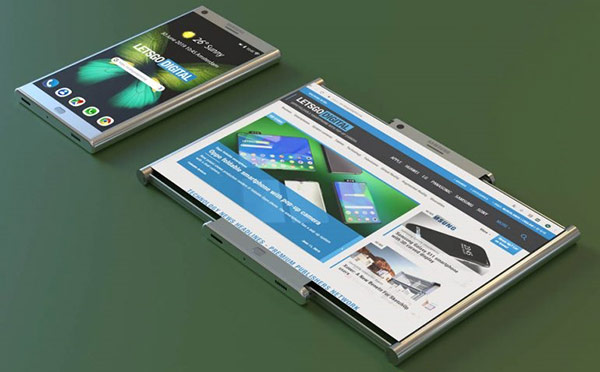 Samsung dépose un brevet pour un smartphone avec écran enroulable