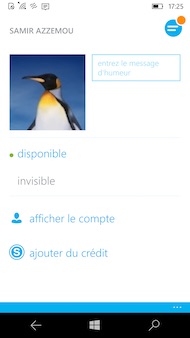 Windows 10 interface