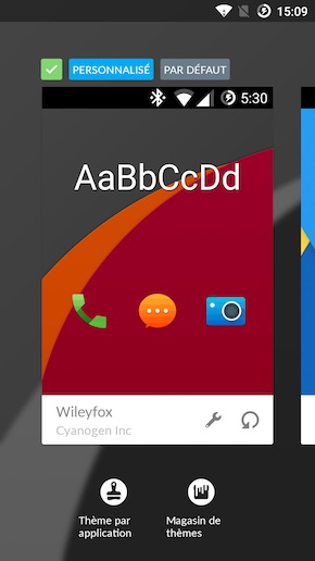 Wileyfox Storm interface