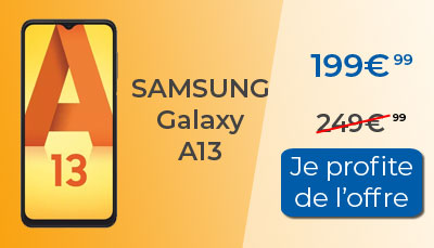 Le Samsung Galaxy A13 est en promotion chez Cdiscount