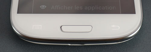 Test Samsung Galaxy S3 : bas de la face avant