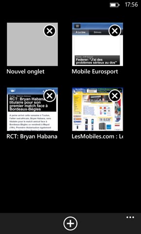 Nokia Lumia 925 : navigateur Web
