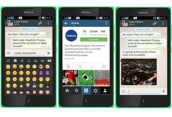 Nokia explique comment télécharger WhatsApp et Instagram sur Nokia X