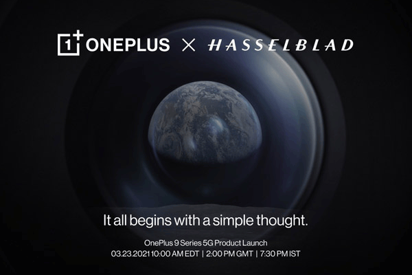 La présentation de la série des OnePlus 9 est confirmée pour le 23 mars 2021 en partenariat avec Hasselblad