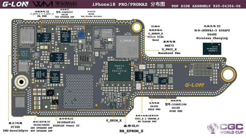 carte apple A20 Pro iPhone 18 Pro