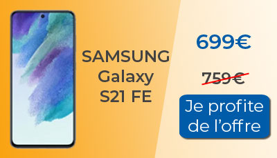 Le Samsung Galaxy S21 FE est à prix canon