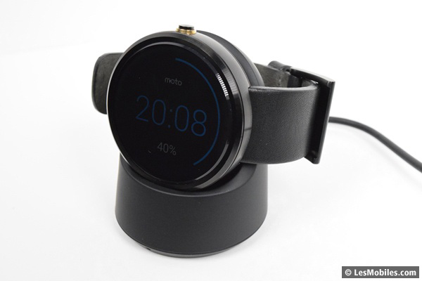 Motorola Moto 360 : charge