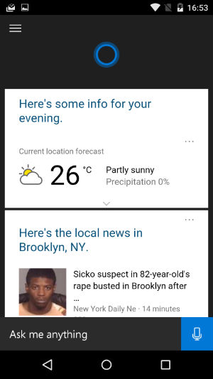 Cortana Android
