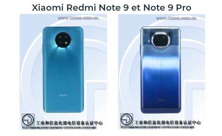 Les Redmi Note 9 5G et Redmi Note 9 Pro 5G en approche