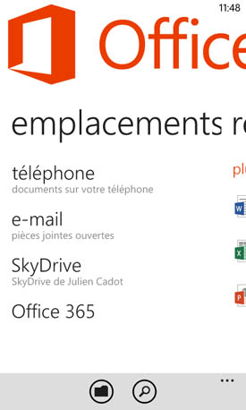 Nokia Lumia 720 Office