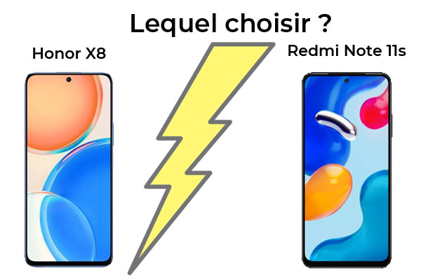 Honor X8 vs Redmi Note 11s : lequel acheter ?