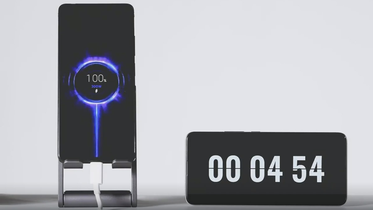 Xiaomi fait la démonstration d’une charge complète d’un smartphone en moins de 5 minutes