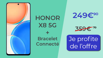Honor X8 en promo chez Honor