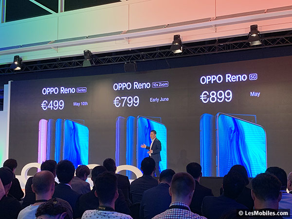 Oppo Reno : conférence de presse à Zurich