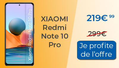 Le Xiaomi Redmi Note 10 Pro est en promo à 219.99?