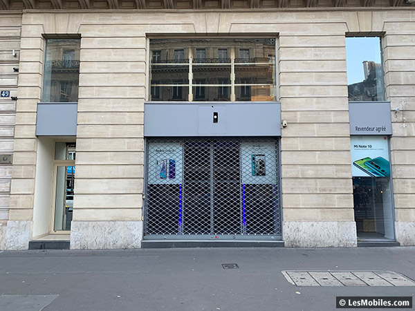 Xiaomi : fermeture de la boutique Mi Store Opéra