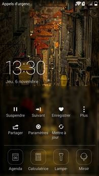 Honor 6 : écran de verrouillage