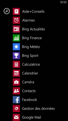 Nokia Lumia 1520 apps